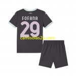 Camisolas de futebol AC Milan Fofana 29 Criança Equipamento 3ª 2024/25 Manga Curta